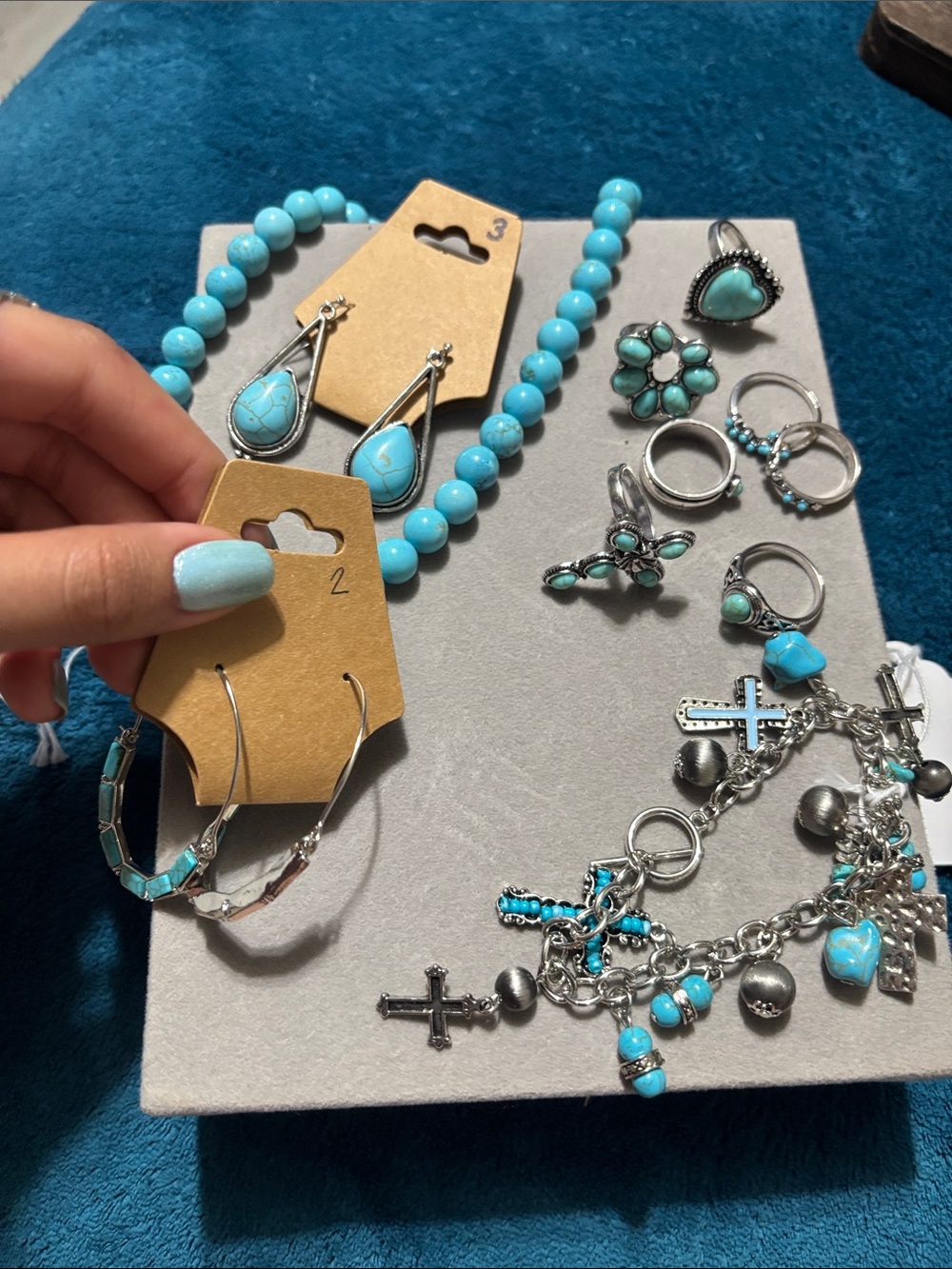 Turquoise Western jewelry bundle